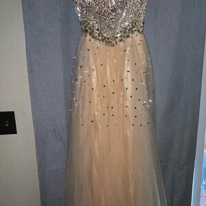 Elegant Sequin Evening Gown
